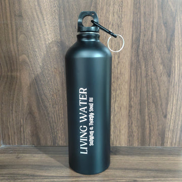Living Waters Version 1 - Sipper Bottles 750 ml (Black)