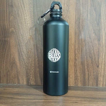God Bless You - Sipper Bottles 750 ml (Black)