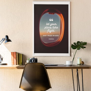 Let Your Plans Take Flight - Christian Frames