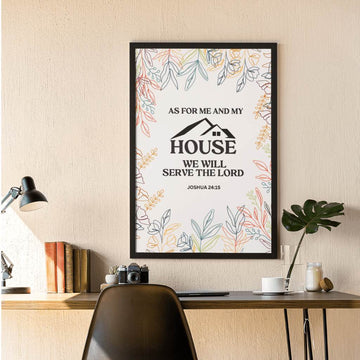 As for Me and My House - Christian Frames