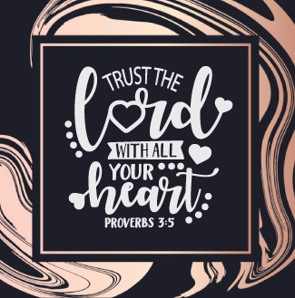 Trust The Lord With All Your Heart - Fridge Magnets