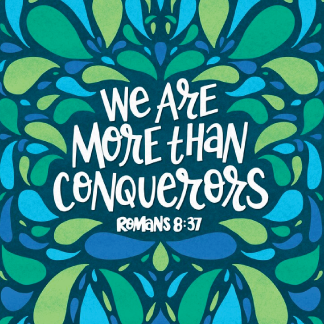 We Are More Than Conquerors - Fridge Magnets