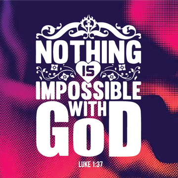 Nothing is Impossible with God - Fridge Magnets