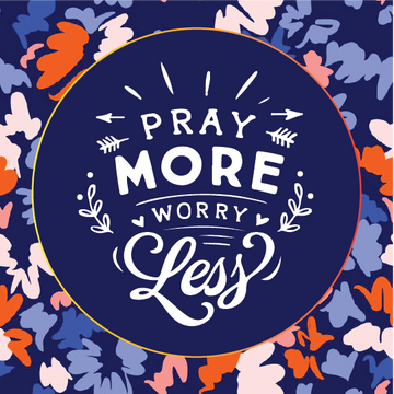 Pray More Worry Less - Fridge Magnets