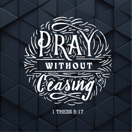 Pray without Ceasing - Fridge Magnets