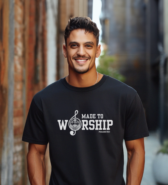 Made To Worship Christian Gospel Premium Tee