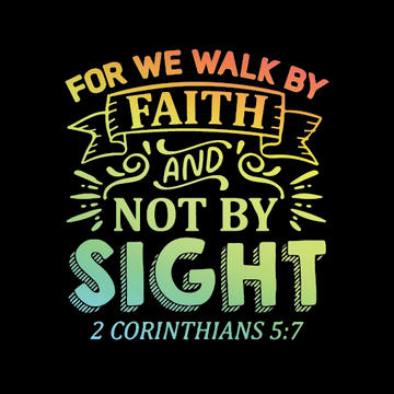 Walk by Faith, Not by Sight - Fridge Magnets