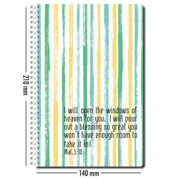 I will pour out a blessing - Notebook
