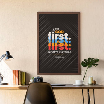 Put God First - Christian Frames