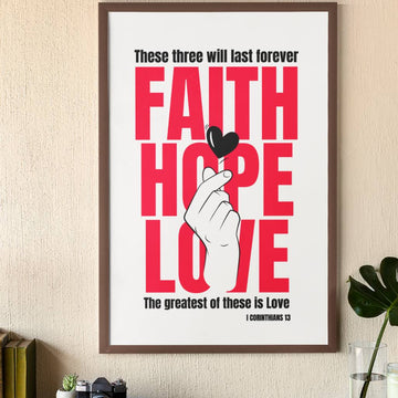 Faith Hope Love - Christian Frames