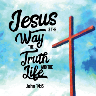 Jesus Is The Way, The Truth And Life- Fridge Magnets