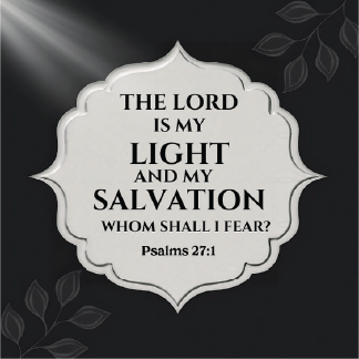 Lord Is My Light And Salvation - Fridge Magnets