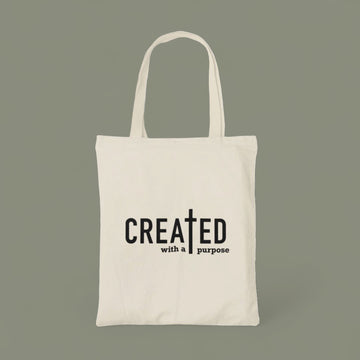 Created With A Purpose - Tote Bag