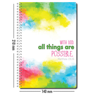 With God all things are possible - Notebook