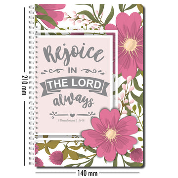 Rejoice in the Lord - Notebook