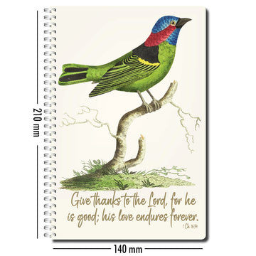Give thanks to the Lord - Notebook