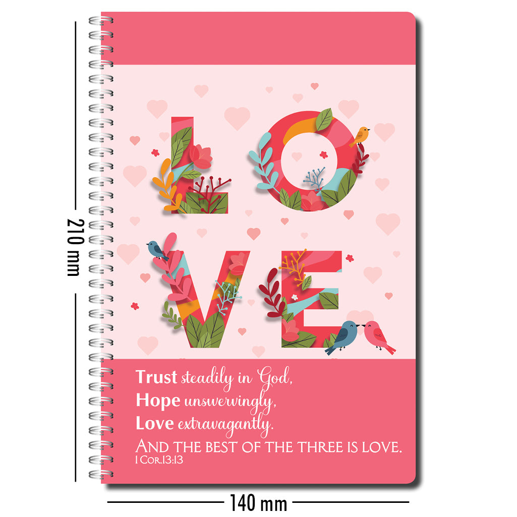 The best of the three is love - Notebook
