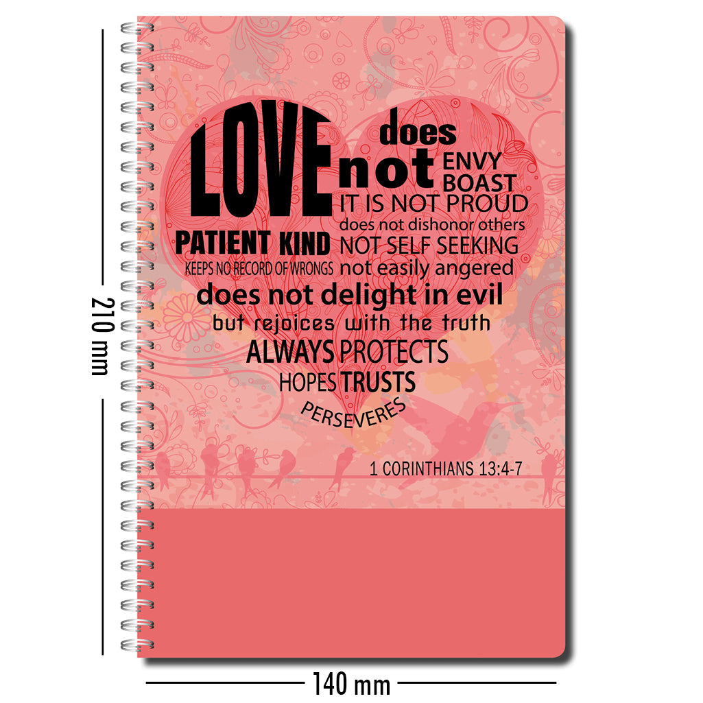 Love does not envy - Notebook