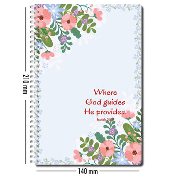 God guides and provides - Notebook