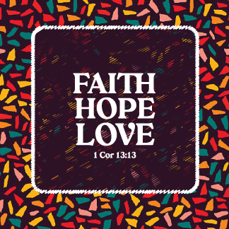 Faith Hope Love - Fridge Magnets